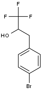 3-(4-Bromophenyl)-1,1,1-trifluoro-2-propanol Struktur