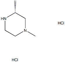 Piperazine, 1,3-diMethyl-, hydrochloride (1:2), (3R)- Structure
