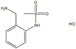 2-甲磺酰氨基苄胺盐酸盐,1170256-90-2,结构式