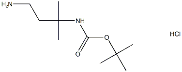 3-N-Boc-3-methylbutane-1,3-diamine-HCl Structure