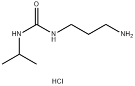 1-(3-アミノプロピル)-3-イソプロピル尿素塩酸塩 化学構造式