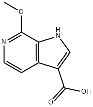7-Methoxy-1H-pyrrolo[2,3-c]pyridine-3-carboxylic acid Structure