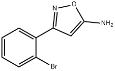 3-(2-溴苯基)-5-氨基异噁唑, 119162-51-5, 结构式
