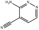 3-氨基哒嗪-4-甲腈 结构式