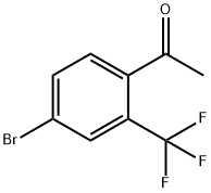 4-BroMo-2-(trifluoroMethyl)acetophenone Structure