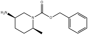 5-AMino-2-Methyl-piperidine-1-carboxylic acid benzyl ester Struktur