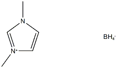 (1,3-ジメチル-1H-イミダゾール-3-イウム-2-イル)トリヒドロほう酸 化学構造式