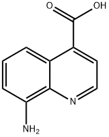 4-Quinolinecarboxylicacid,8-amino-(9CI) Struktur