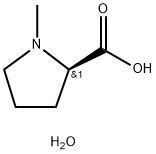 N-甲基-D-脯氨酸一水合物,1217447-61-4,结构式