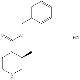 (S)-1-N-CBZ-2-METHYL-PIPERAZINE -HCl Structure