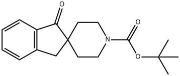 1'-Boc-螺[茚-2,4'-哌啶]-1(3H)-酮 结构式