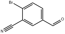 2-溴-5-甲酰基苯甲腈, 1228829-43-3, 结构式