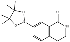 7-(4,4,5,5-tetramethyl-1,3,2-dioxaborolan-2-yl)-3,4-dihydroisoquinolin-1(2H)-one Structure