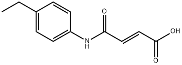 (2E)-3-[(4-ethylphenyl)carbamoyl]prop-2-enoic acid Struktur