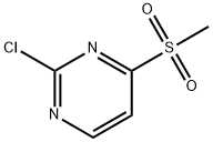 2-クロロ-4-(メチルスルホニル)ピリミジン 化学構造式