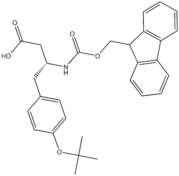 FMoc-D-β-Hotyr(OtBu)-OH Structure