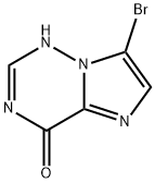 7-bromo-3H,4H-imidazo[2,1-f][1,2,4]triazin-4-one Struktur