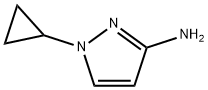 1-cyclopropyl-1H-pyrazol-3-amine Structure