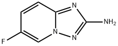 6-fluoro-[1,2,4]triazolo[1,5-a]pyridin-2-amine Struktur