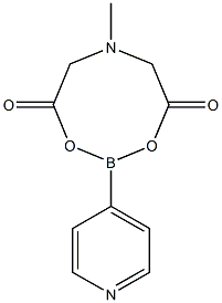 4-ピリジニルボロン酸ミダエステル 化学構造式