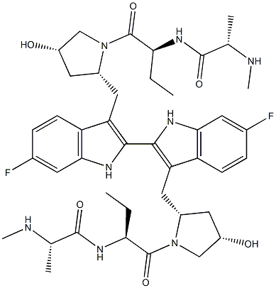 比瑞那帕,1260251-31-7,结构式