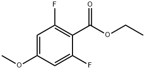 ethyl 2,6-difluoro-4-methoxybenzoate Struktur
