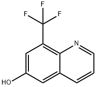 6-羟基-8-(三氟甲基)喹啉, 1261632-25-0, 结构式