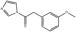 1-(1H-imidazol-1-yl)-2-(3-methoxyphenyl)ethan-1-one Struktur