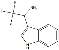 2,2,2-TRIFLUORO-1-(1H-INDOL-3-YL)ETHANAMINE (racemic) Struktur