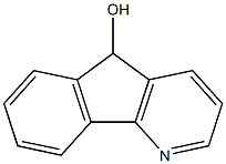 5H-indeno[1,2-b]pyridin-5-ol 结构式