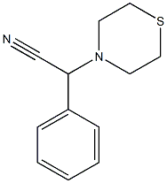 2-Phenyl-2-Thiomorpholinoacetonitrile Struktur