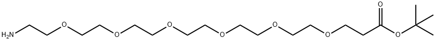 H2N-PEG6-tBu Structure