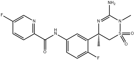 MK8931, 1286770-55-5, 结构式