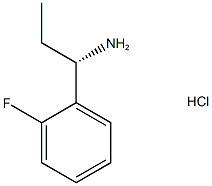 (S)-1-(2-氟苯基)丙-1-胺盐酸盐, 1310923-28-4, 结构式