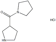 吡咯烷-1-基(吡咯烷-3-基)甲酮盐酸盐,1315592-48-3,结构式