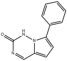 7-phenylpyrrolo[2,1-f][1,2,4]triazin-2-ol(WXC09859) Structure