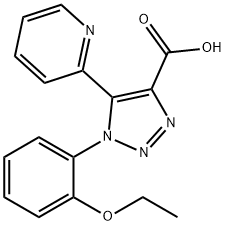 1-(2-ethoxyphenyl)-5-(pyridin-2-yl)-1H-1,2,3-triazole-4-carboxylic acid Structure