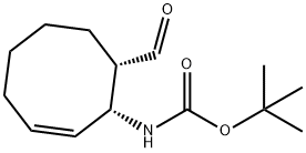 tert-butyl N-[(2Z)-8-formylcyclooct-2-en-1-yl]carbamate Struktur