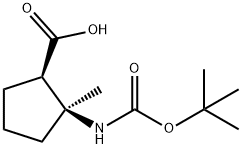1335031-77-0 (1R,2S)-2-{[(tert-butoxy)carbonyl]amino}-2-methylcyclopentane-1-carboxylic acid