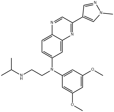 厄达替尼, 1346242-81-6, 结构式