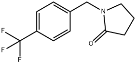 1-(4-(三氟甲基)苄基)吡咯烷-2-酮, 1353087-69-0, 结构式