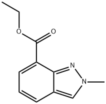 ethyl 2-methyl-2H-indazole-7-carboxylate Structure
