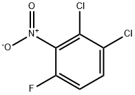 1,2-bis(chloranyl)-4-fluoranyl-3-nitro-benzene 化学構造式