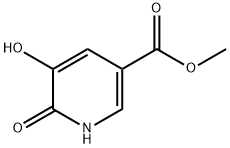 5,6-ジヒドロキシニコチン酸メチル 化学構造式