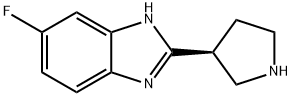 (S)-6-fluoro-2-(pyrrolidin-3-yl)-1H-benzo[d]imidazole,1370732-19-6,结构式