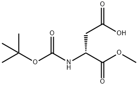 Boc-D-Asp-OMe Struktur