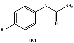5-溴-1H-苯并[D]咪唑-2-胺盐酸盐 结构式