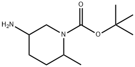 5-amino-1-boc-2-methylpiperidine, 1392473-06-1, 结构式