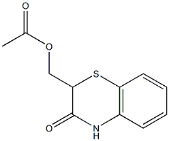 (3-oxo-3,4-dihydro-2H-1,4-benzothiazin-2-yl)methyl acetate