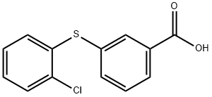 3-(2-Chlorophenylthio)Benzoic Acid Structure